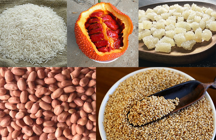 nguyên liệu chính làm bánh cáy Thái Bình nguyên liệu chính làm bánh cáy Thái Bình